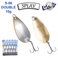 Блешня колебалка Goss Splav S-06 DOUBLE 10g (5шт) *