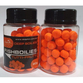Бойл тонуть Dolphin Fishboilies 10mm 80g Тутті-Фрутті