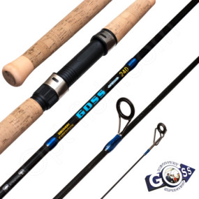 Вудилище спінінга ШТ2 GOSS Superhard Carbon 5-25g 2,4 *