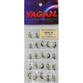 Мормышка Yagan Клоп-16 (25шт)