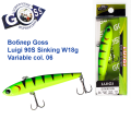 Воблер Goss Luigi 90S Sinking W18g Variable col. 06